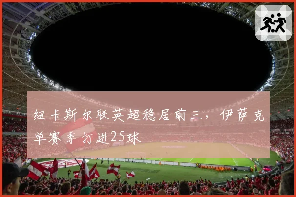 纽卡斯尔联英超稳居前三,伊萨克单赛季打进25球
